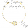 BRACELET NÁCAR AVEC CROIX CARAVACA.