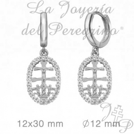 PENDIENTES OVAL